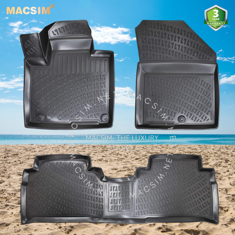 Thảm lót sàn ô tô nhựa TPU Silicon Kia Sorento third generation 2016-2020 Nhãn hiệu Macsim