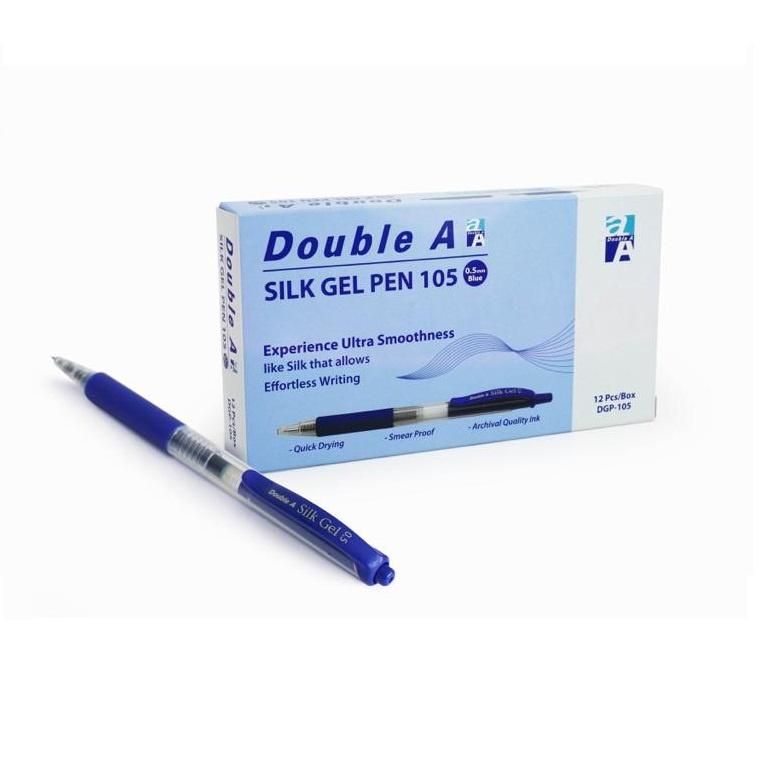 Hộp 12 Bút Ký gel Double A Silk Gel DGP-105 0.5mm - Hàng Chính Hãng