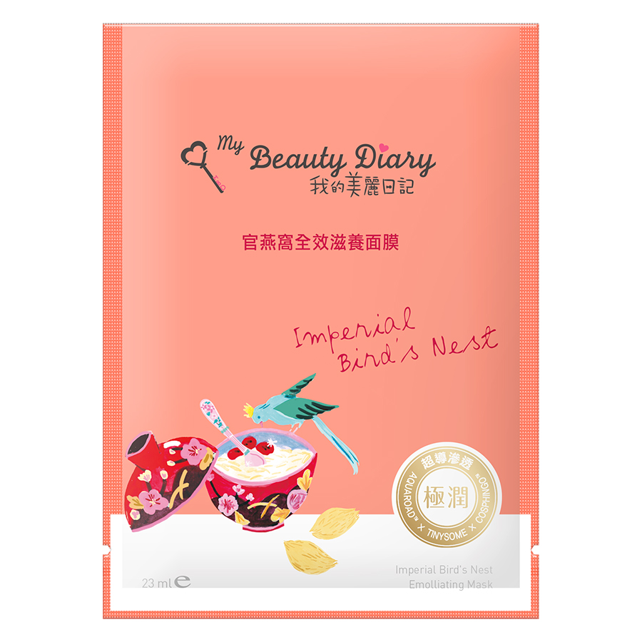 Mặt Nạ Tổ Yến Hoàng Gia Dưỡng Toàn Diện My Beauty Diary Imperial Birds Nest Emolliating Mask