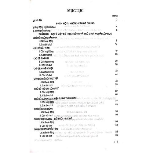 Sách - Các trò chơi và hoạt động ngoài lớp học cho trẻ mẫu giáo theo chủ đề (DN)