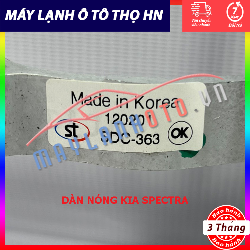 Dàn nóng Kia Spectra hàng xịn Hàn Quốc