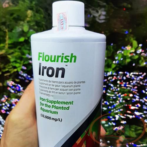 Phân nước Seachem Flourish Iron 100ml, 250ml, 500ml bổ sung sắt Fe+ bể thủy sinh