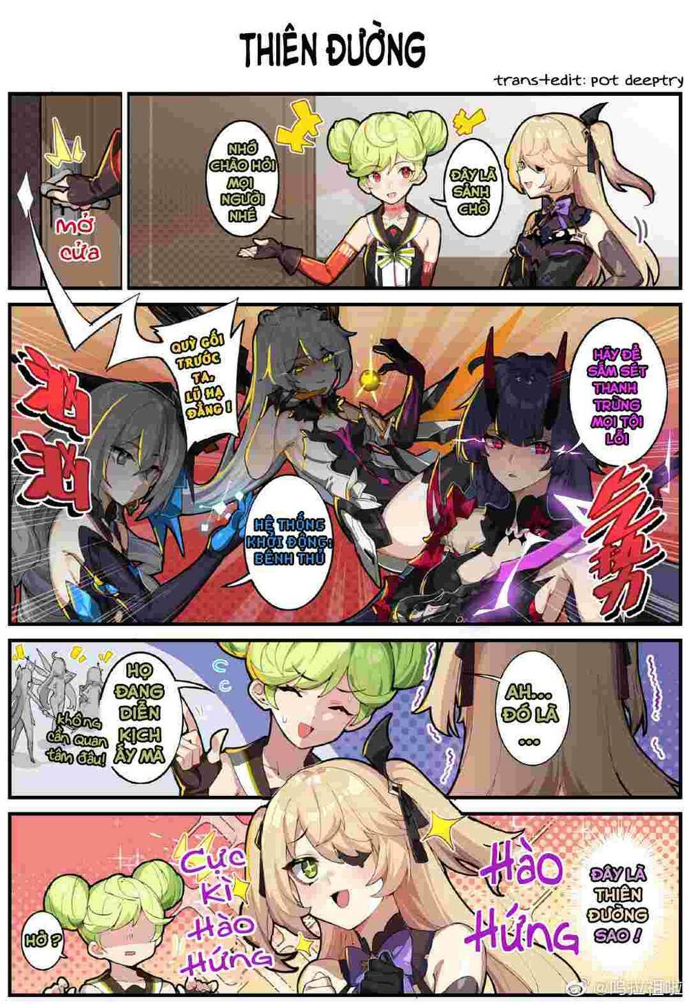 genshin impact 4-koma chapter 9.5 2