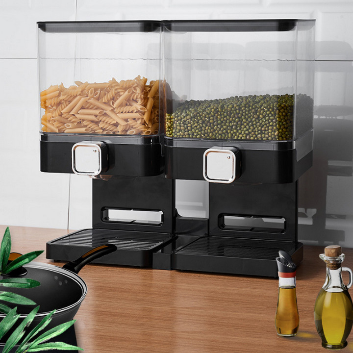 Hộp Đựng Ngũ Cốc Đôi Luxury DoubleSHINE Cornflakes Cao Cấp - Home and Garden