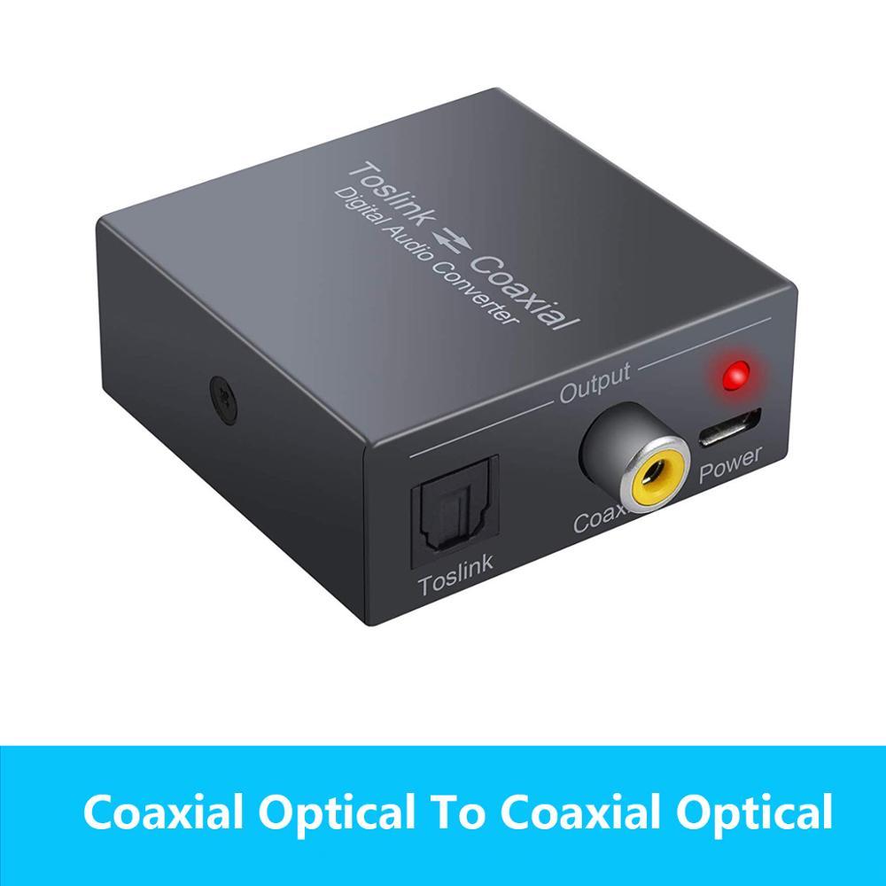 Bộ chuyển đổi âm thanh Coaxial/Optical Toslink SPDIF sang Coaxial/Optical Toslink SPDIF Audio Converter cho DVD