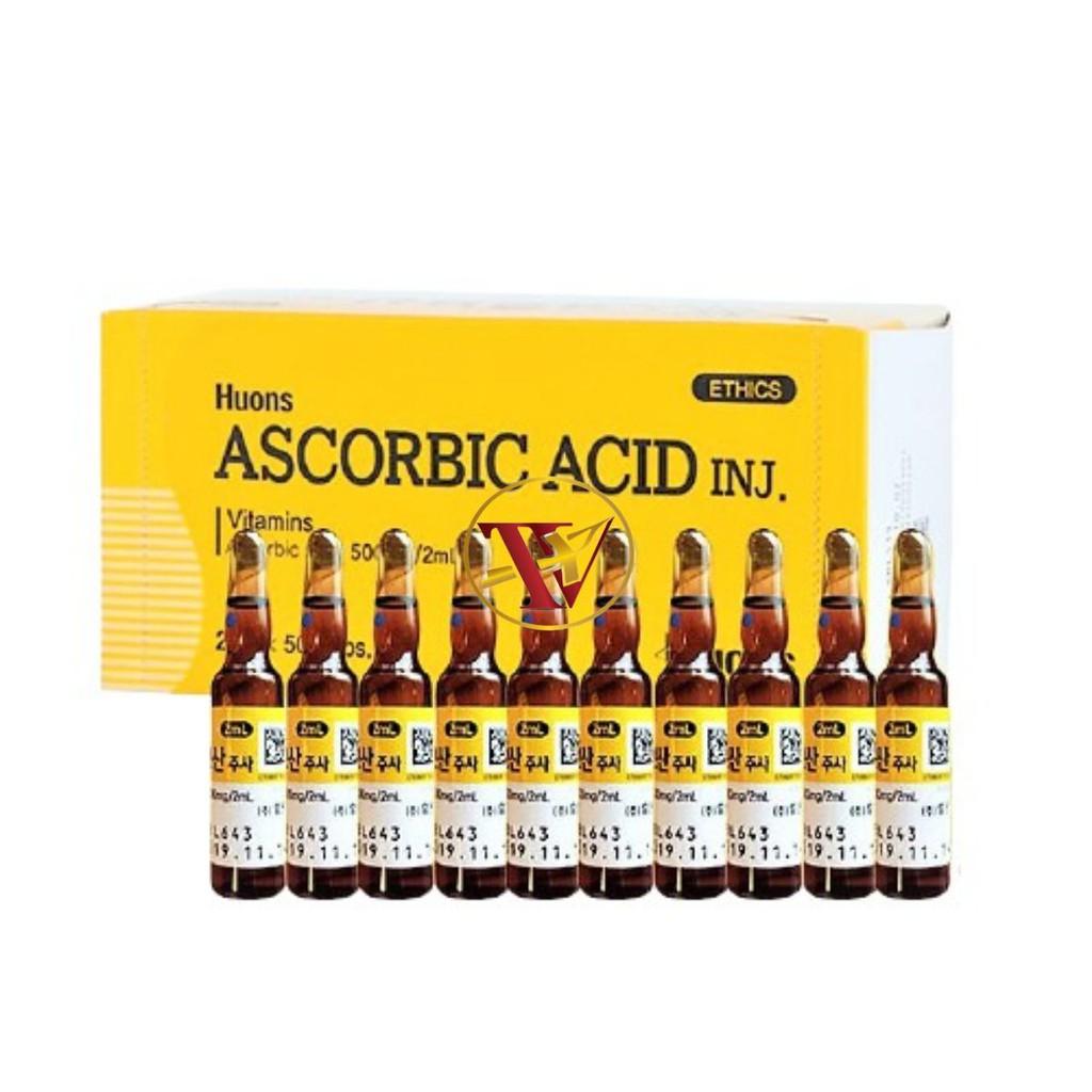 Vỉ 10 Ống Vitamin C Houns Hàn Quốc Cấy Tảo Hồng