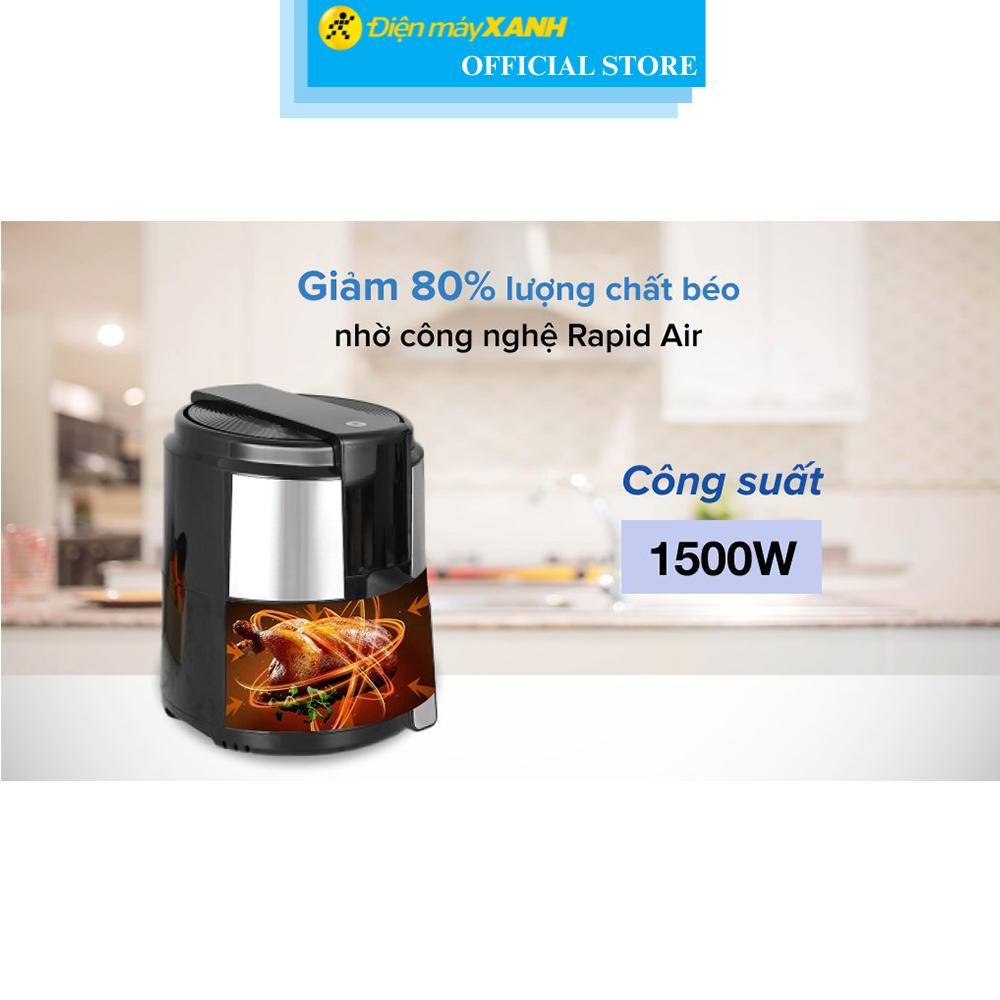 Nồi chiên không dầu Mishio MK-221 5 lít - Hàng Chính Hãng