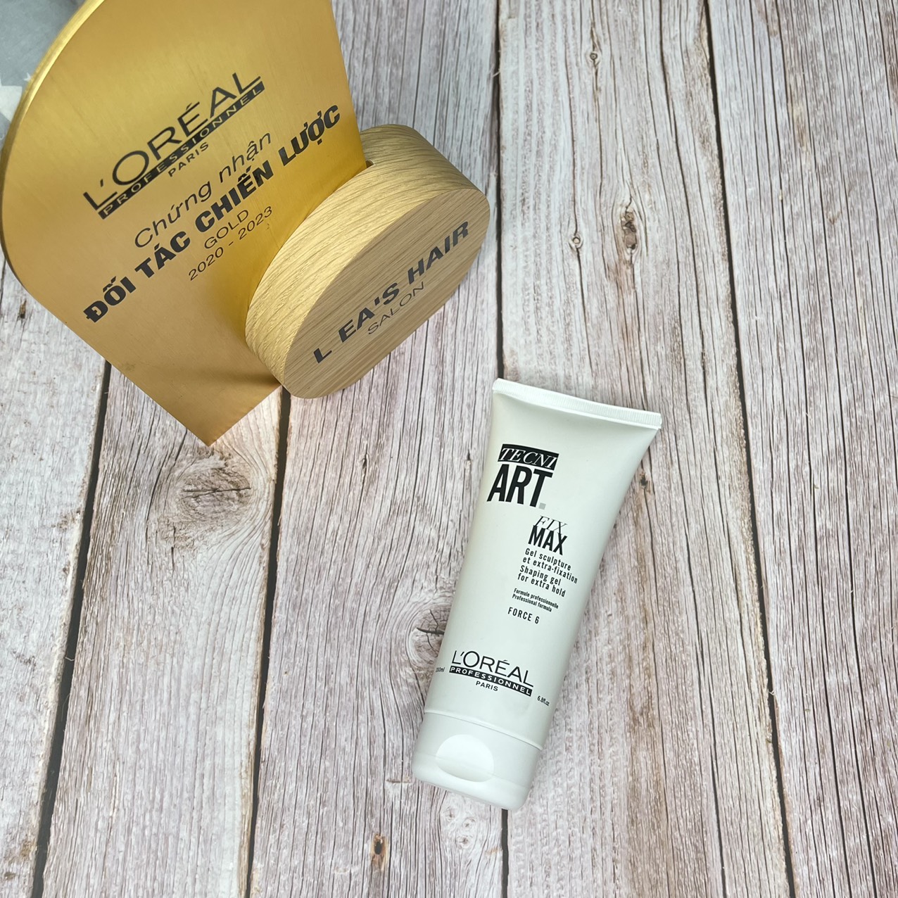 Gel L’Oréal Tecni.Art Fix Max Force 6 Extra Hold định hình giữ nếp tóc siêu cứng 200ml