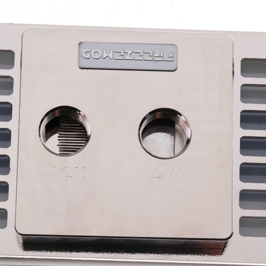 Metal PC CPU Water Cooling Block  + Copper Base Cool Inner Channel