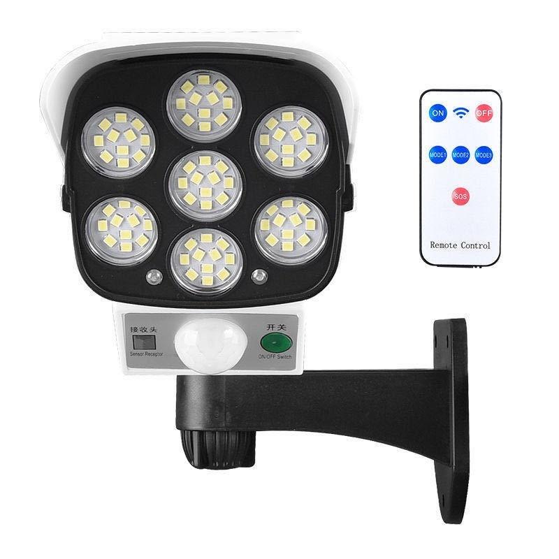 Đèn Led Giả Camera Dùng Năng Lượng Mặt Trời sử dụng năng lượng mặt trời, Tiết kiệm điện  Siêu Sáng Kèm Điều Khiển