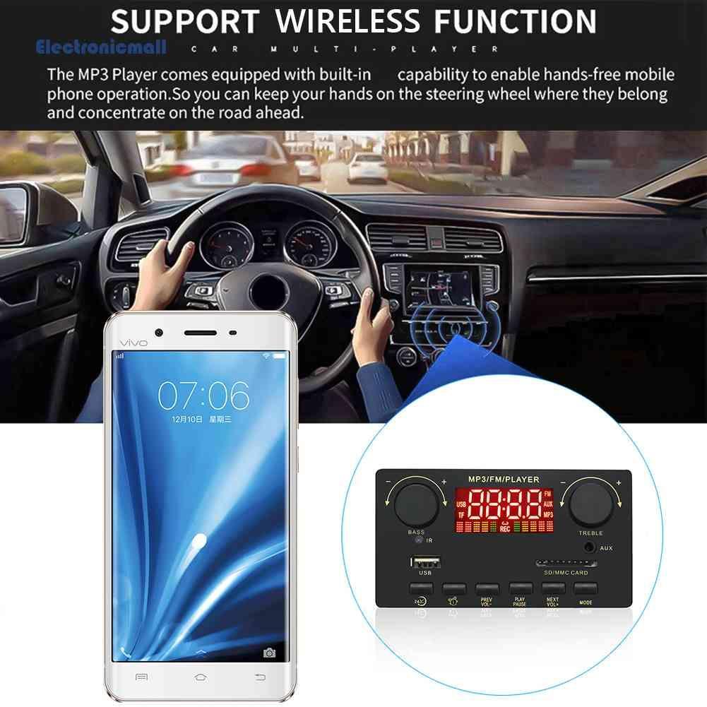 Bảng Mạch Giải Mã Máy Nghe Nhạc MP3 Kết Nối Bluetooth 5.0 2x40W 12V 80W