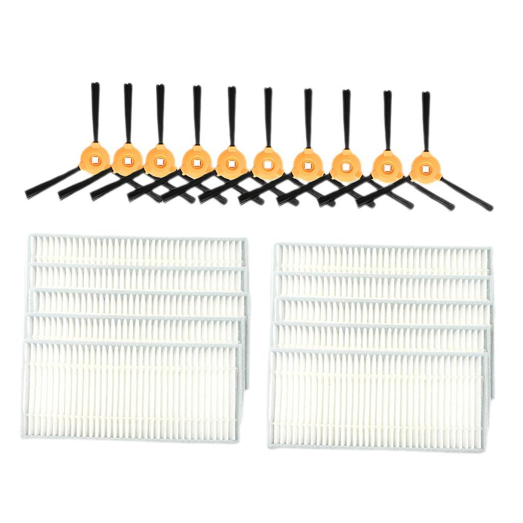Side Brush Hepa Filters Vacuum Cleaner Accs Parts Set for N79 N79S