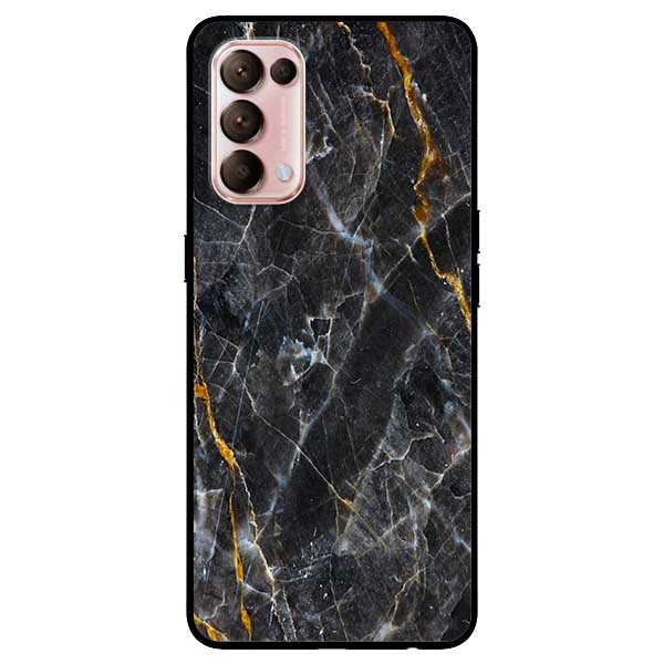 Ốp lưng dành cho Oppo Reno 5 mẫu Đá Đen