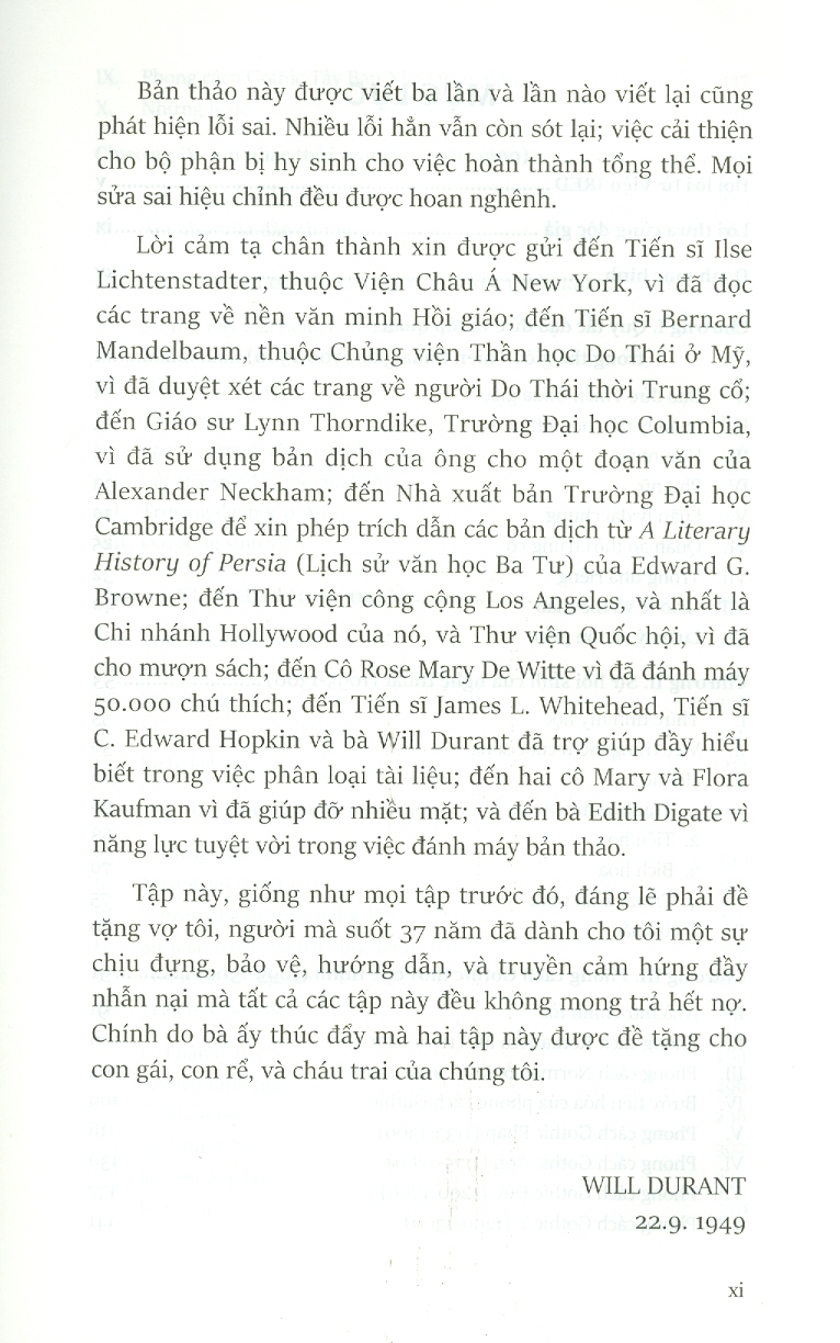 Lịch Sử Văn Minh Thế Giới- Phần IV: THỜI ĐẠI ĐỨC TIN, Tập 5: ĐỜI SỐNG TINH THẦN TRONG THẾ GIỚI THIÊN CHÚA MIỀN TÂY