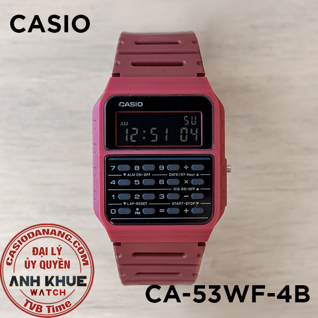 Đồng hồ nam dây nhựa Casio Standard chính hãng CA-53WF-4BDF