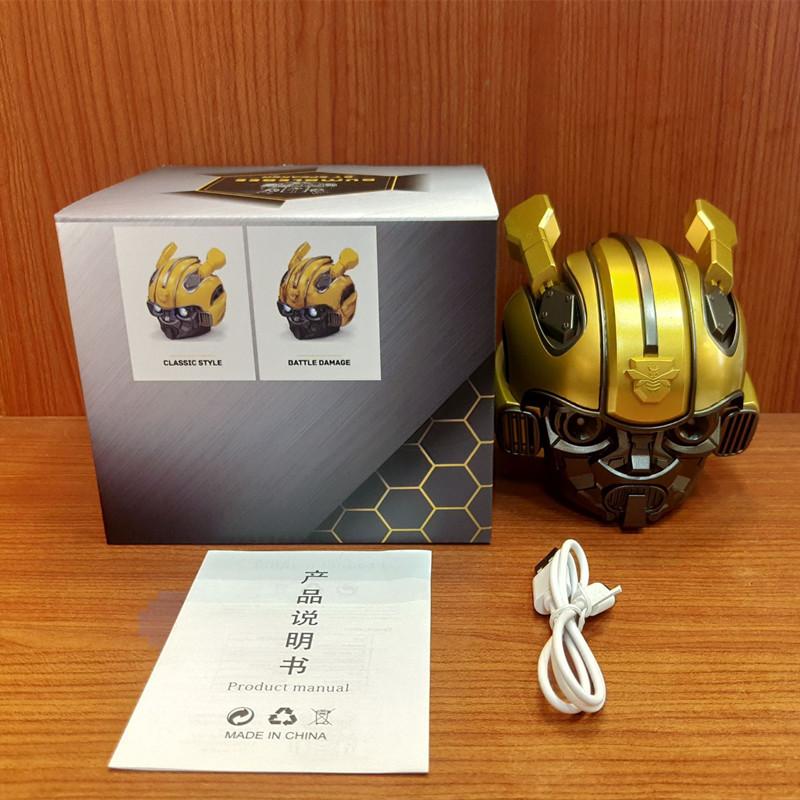 Loa Bluetooth không dây Bumblebee di động, loa loa siêu loa siêu trầm có khối lượng lớn, hỗ trợ phát lại TF Color: iron Man