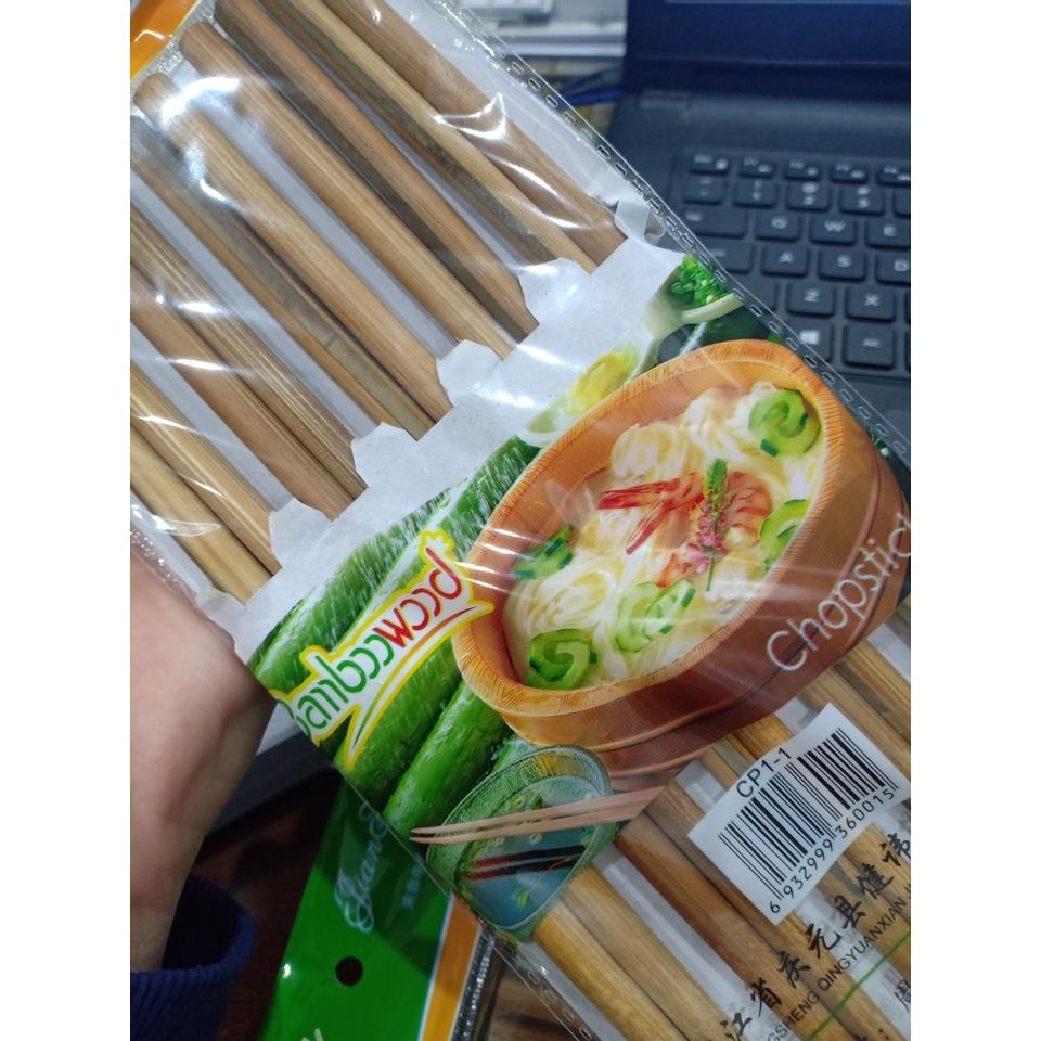 Vỉ 10 Đôi Đũa tre Sạch Hàng Chất Lượng