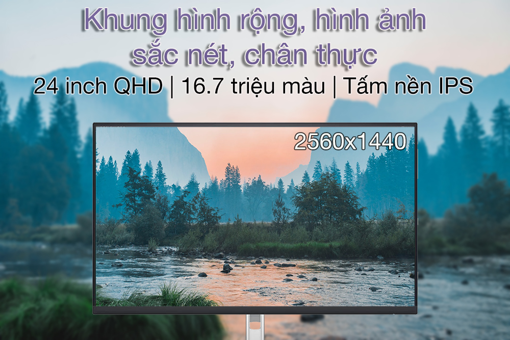 Màn Hình Dell P2423DE 23.8" QHD LED IPS 8ms 60Hz HDMI DP USB_C - Hàng Chính Hãng