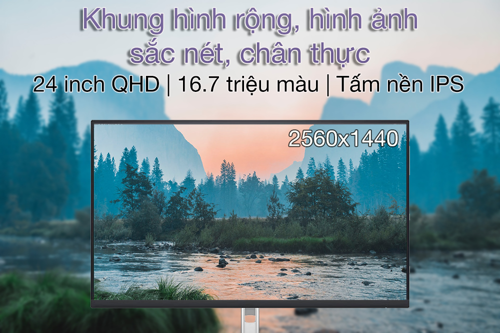 Màn Hình Dell P2423DE 23.8&quot; QHD LED IPS 8ms 60Hz HDMI DP USB_C - Hàng Chính Hãng