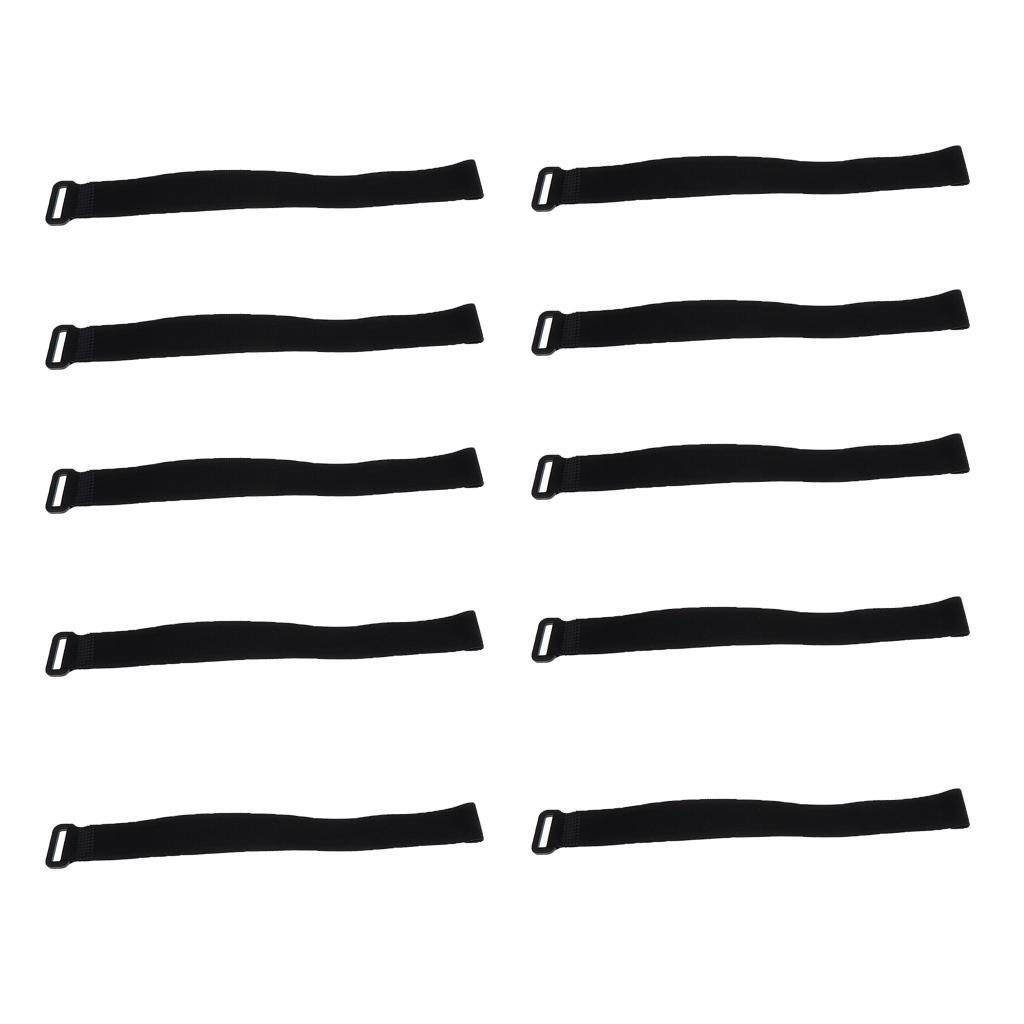 20 Pcs Backpack Luggage Straps Cable Ties Fastener Hook And Loop