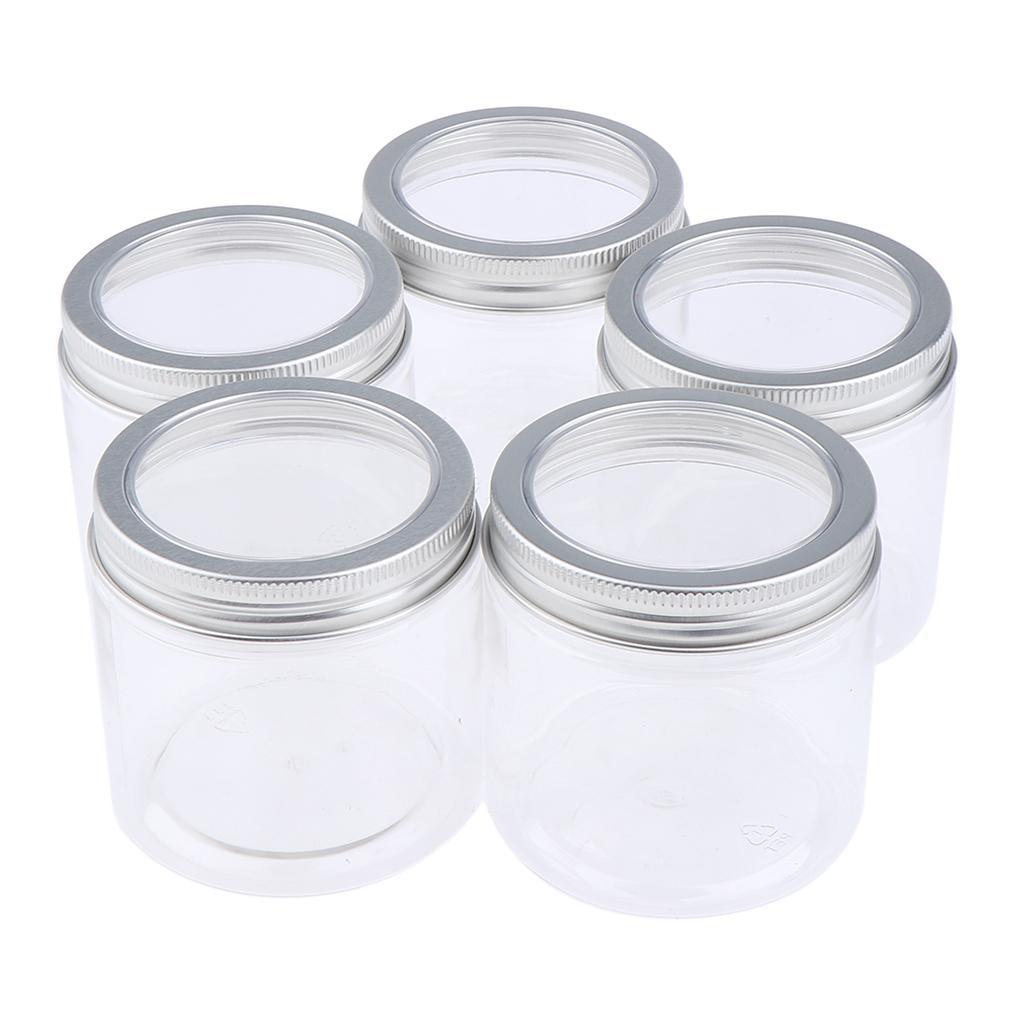 10x Cosmetic Jar Storage Refillable Container Face Cream Mask Pot Makeup Tin