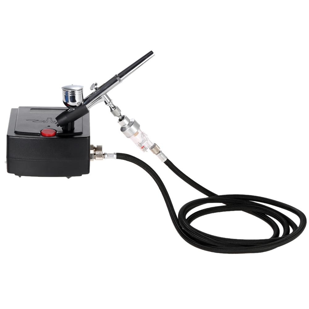 Professional Airbrush Air Compressor Kit for Art Painting Craft Cake Spraying Model Air Brush Nail Tool Set