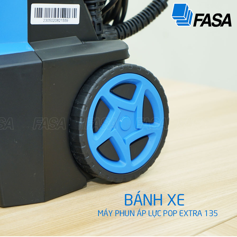 Máy Phun Rửa Áp Lực Cao Gia Đình FASA Pop Extra 135 - Hàng Chính Hãng