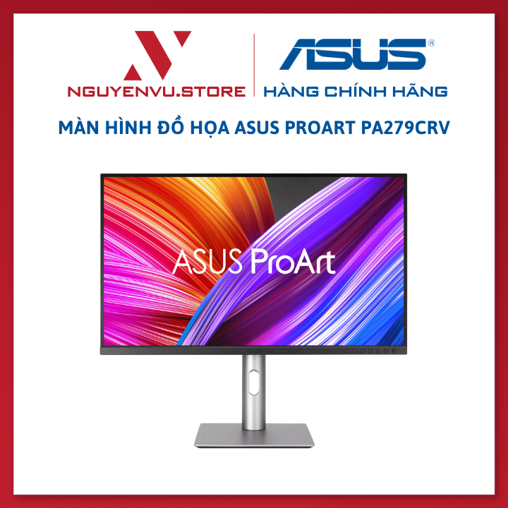 Màn hình đồ họa Asus ProArt PA279CRV 27 Inch (4K UHD/IPS/60Hz/5ms/99% DCI-P3 99% Adobe RGB) - Hàng chính hãng