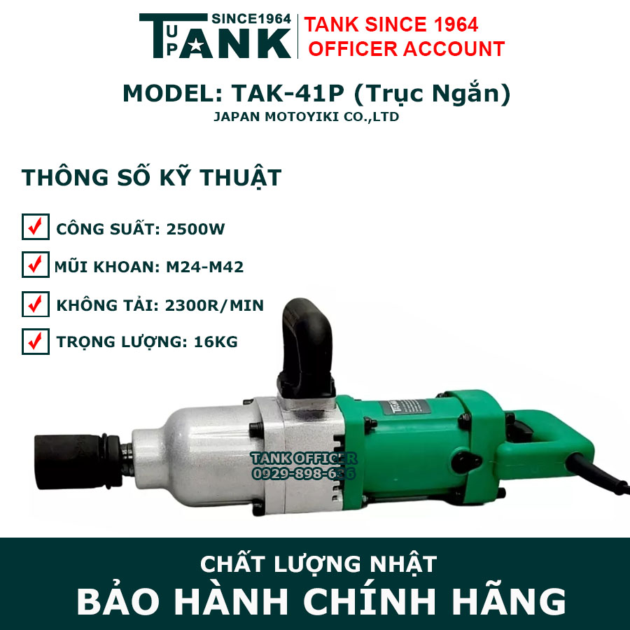Máy siết bulong TANK since 1964 TAK-41P