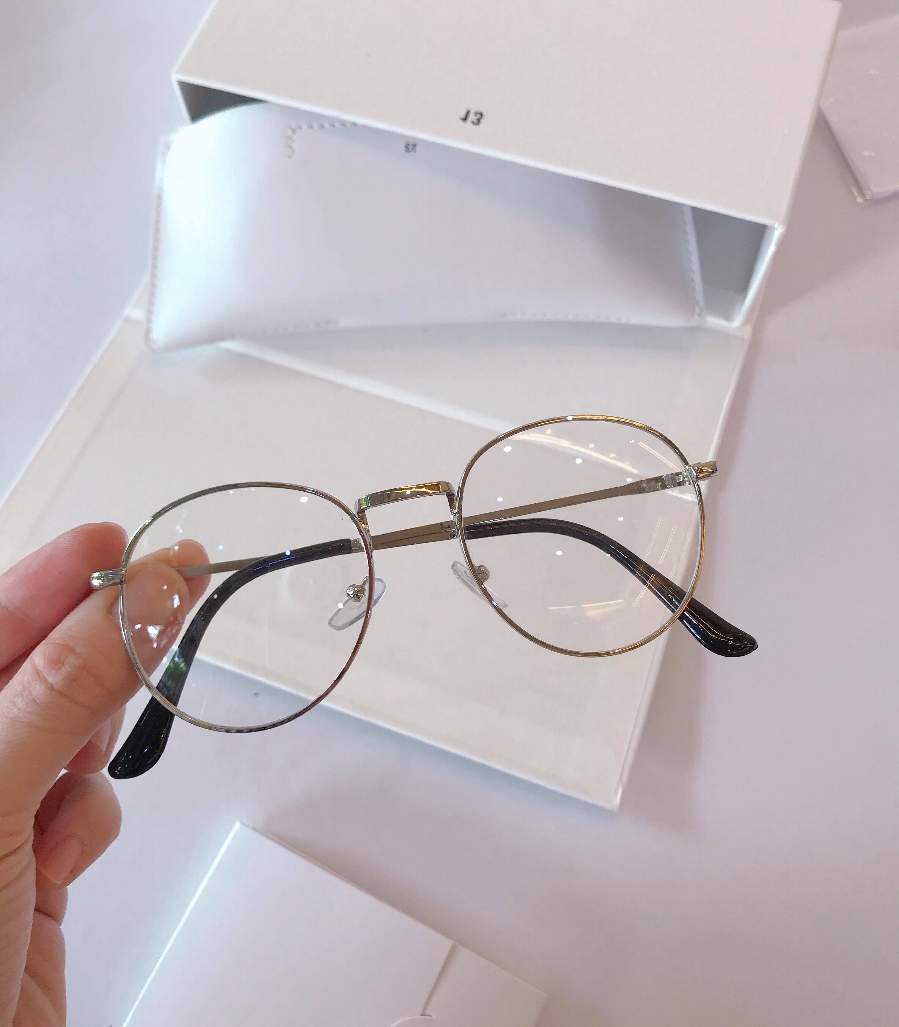 Kính gọng Vintage kim loại thời trang