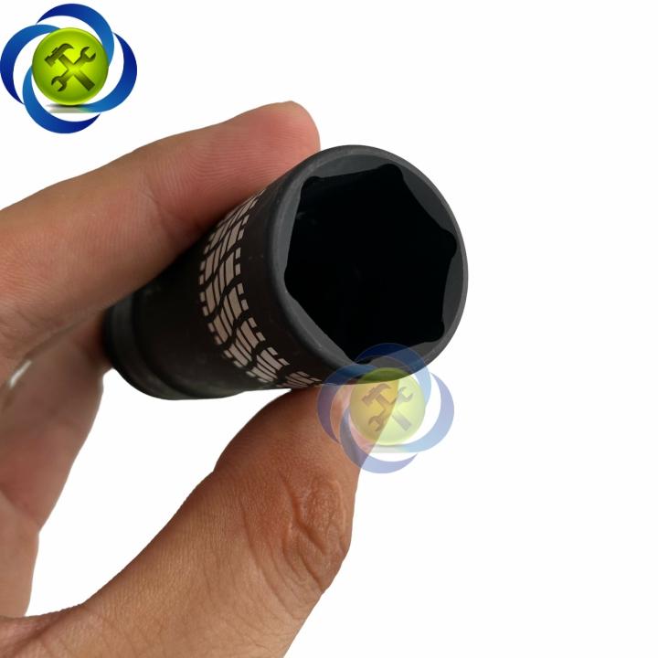 Tuýp 22mm đen dài mỏng Kingtony 441522M loại 1/2 có 6 cạnh