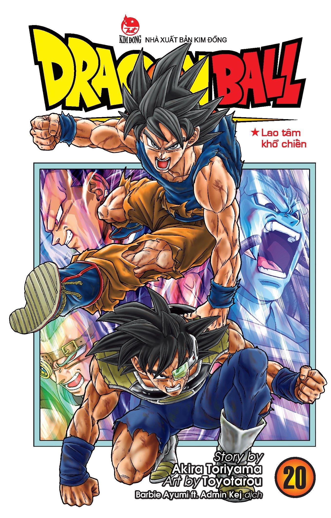 Sách - Dragon Ball Super - Tập 20 - Lao Tâm Khổ Chiến (Tái Bản 2025)