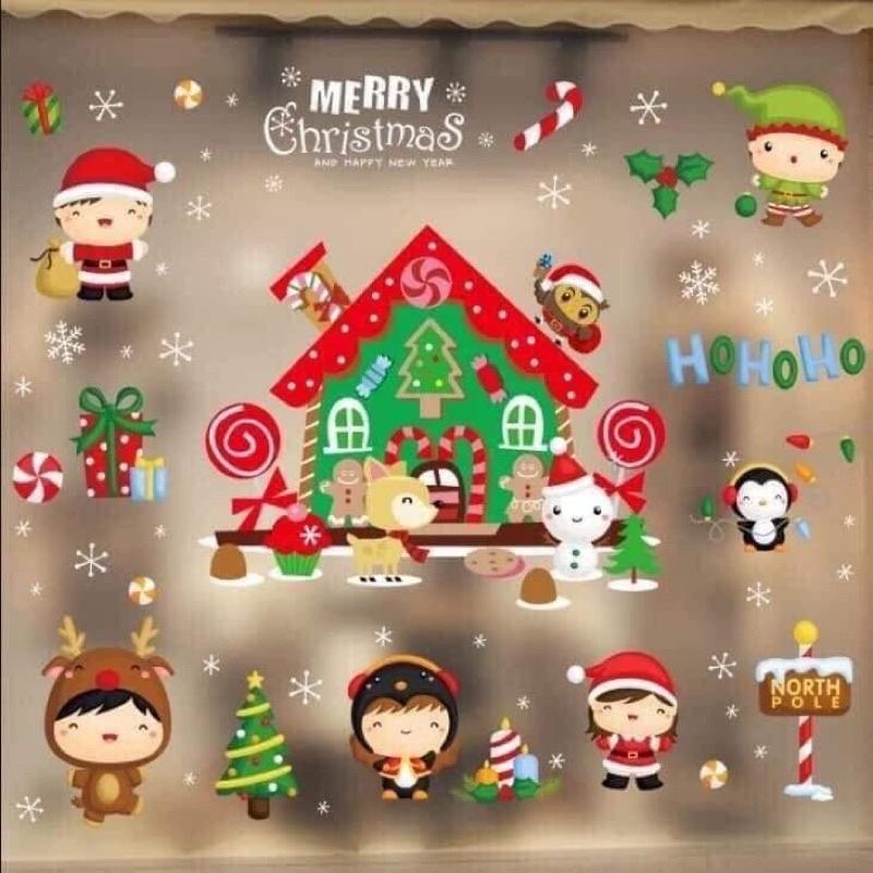 Decan dán trang trí Noel