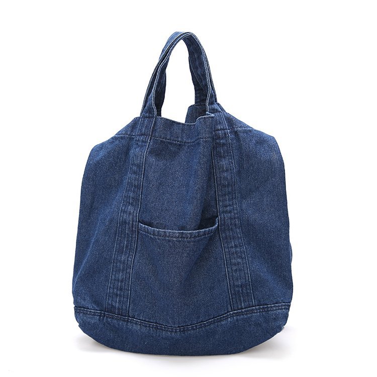 Túi Đeo Chéo Hàng Có Sẵn Giao Ngay, cao 33cm, rộng 52cm, dày 19,5cm Chất Jean Phong Cách Đường Phố Túi Tote Jean Jess95