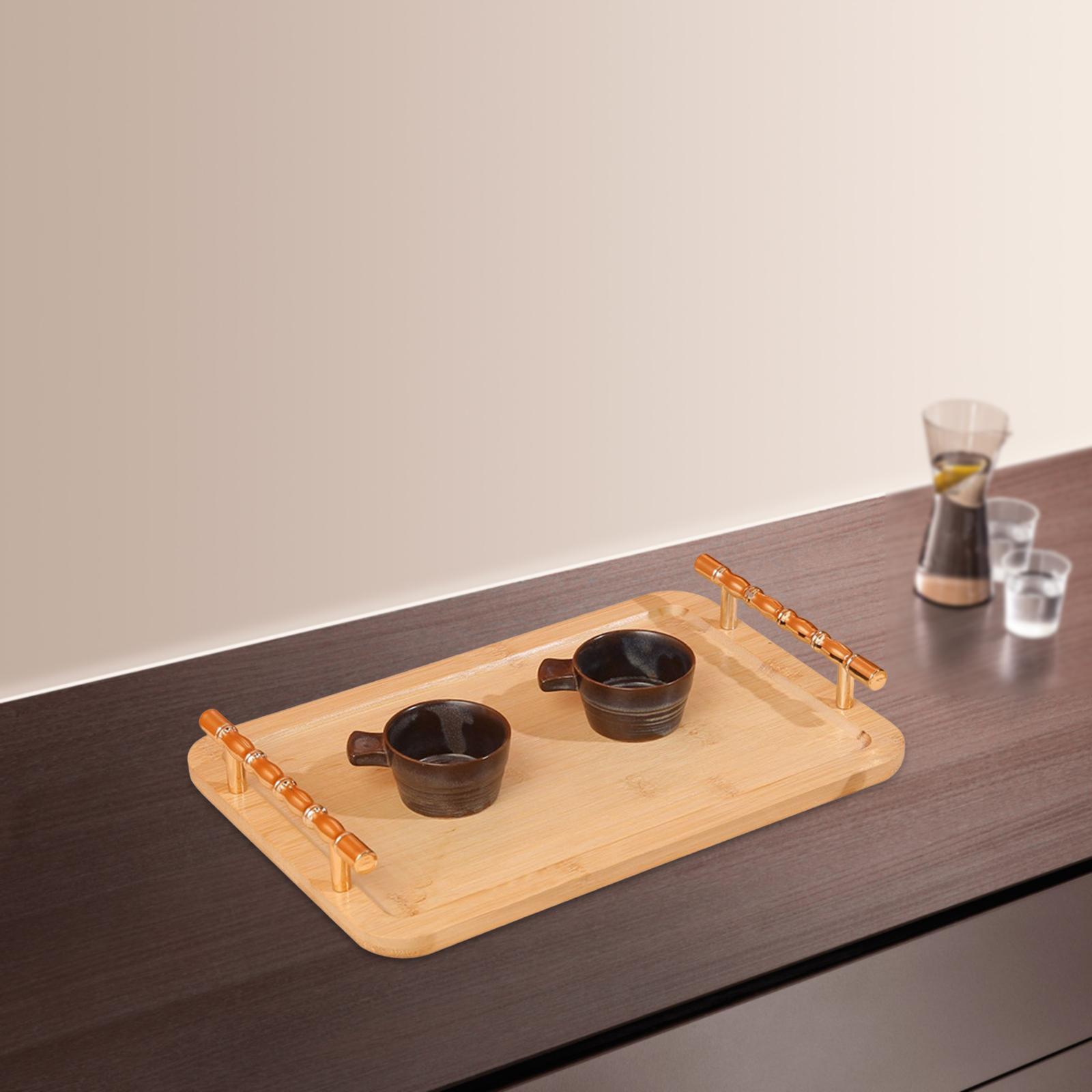 Portable Serving Tray Food Storage Tray for Kitchen Counter Desktop Party