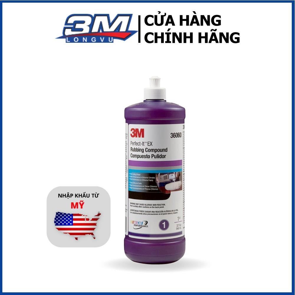 Dung dịch đánh bóng bước 1 3M PN36060 PERFECT-IT EX RUBBING COMPOUND -946ml - 3M Long Vu