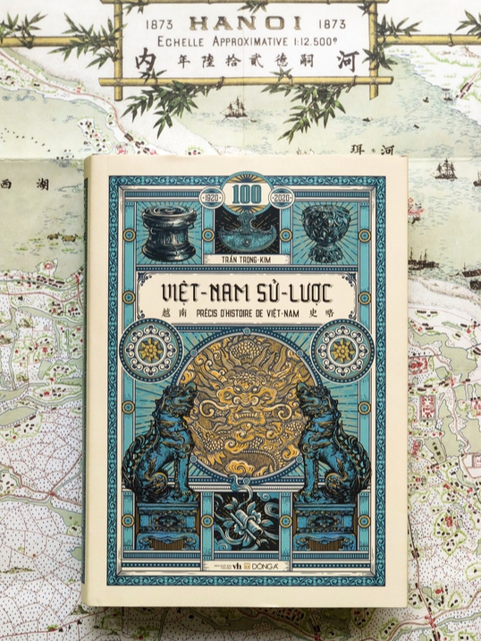 Việt Nam Sử Lược (Ấn Bản Kỉ Niệm 100 Năm Xuất Bản Lần Đầu) - Tái Bản - Tặng Kèm Bản Đồ + Bookmark + Bộ Postcard 8 Tấm