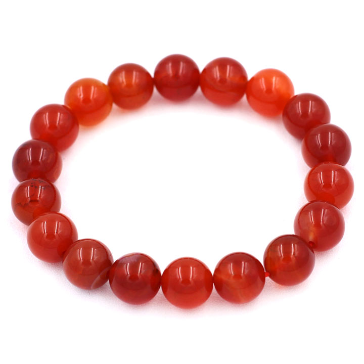 Vòng Tay Chuỗi Hạt Mã Não Cam 8 Ly - Vòng Size Nhỏ