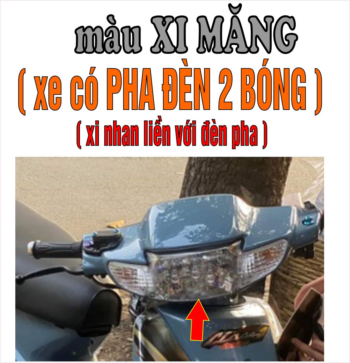 [TẶNG TEM] Bộ vỏ nhựa màu XI MĂNG cho xe Wave 110 - Wave  Thái  - Wave Zx đời 1997 đến  2006-TKB-2026(2534)