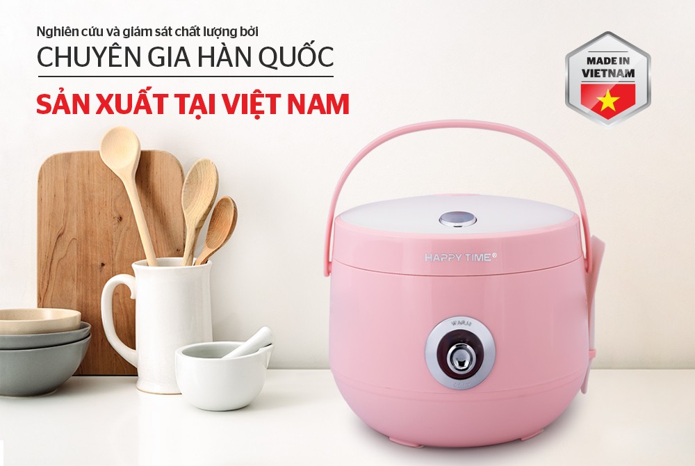 NỒI CƠM ĐIỆN 1.8L HAPPY TIME HTD8521P - Hàng chính hãng