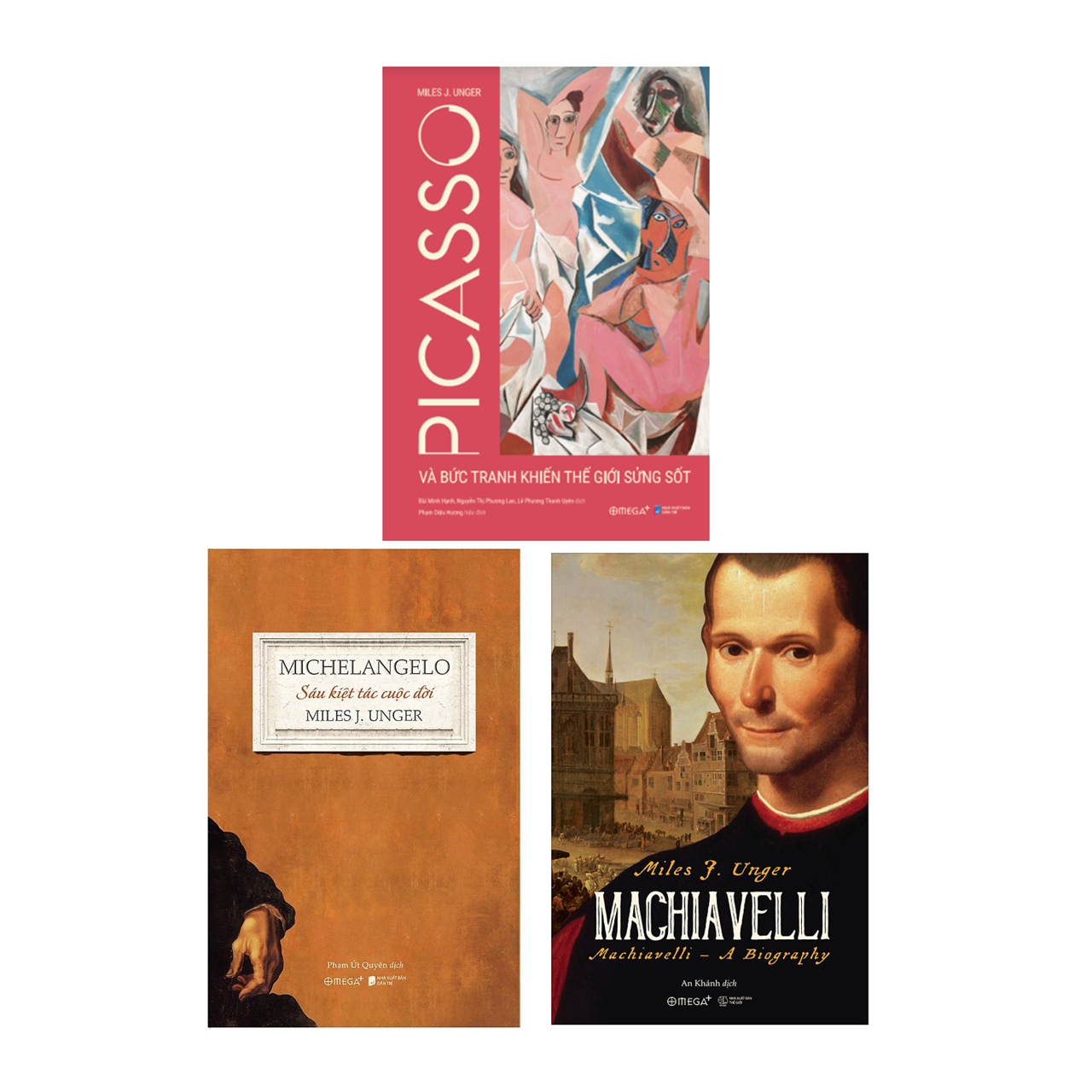 Combo: Machiavelli + Michelangelo - Sáu Kiệt Tác Cuộc Đời + Picasso Và Bức Tranh Khiến Thế Giới Sửng Sốt