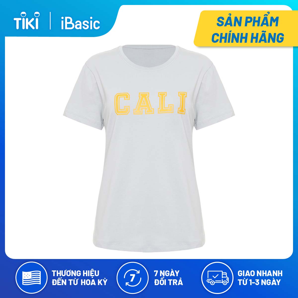 Bộ mặc nhà nữ tay ngắn in chữ California summer iBasic HOMY036T/HOMY037T và quần HOMY036B/HOMY037B