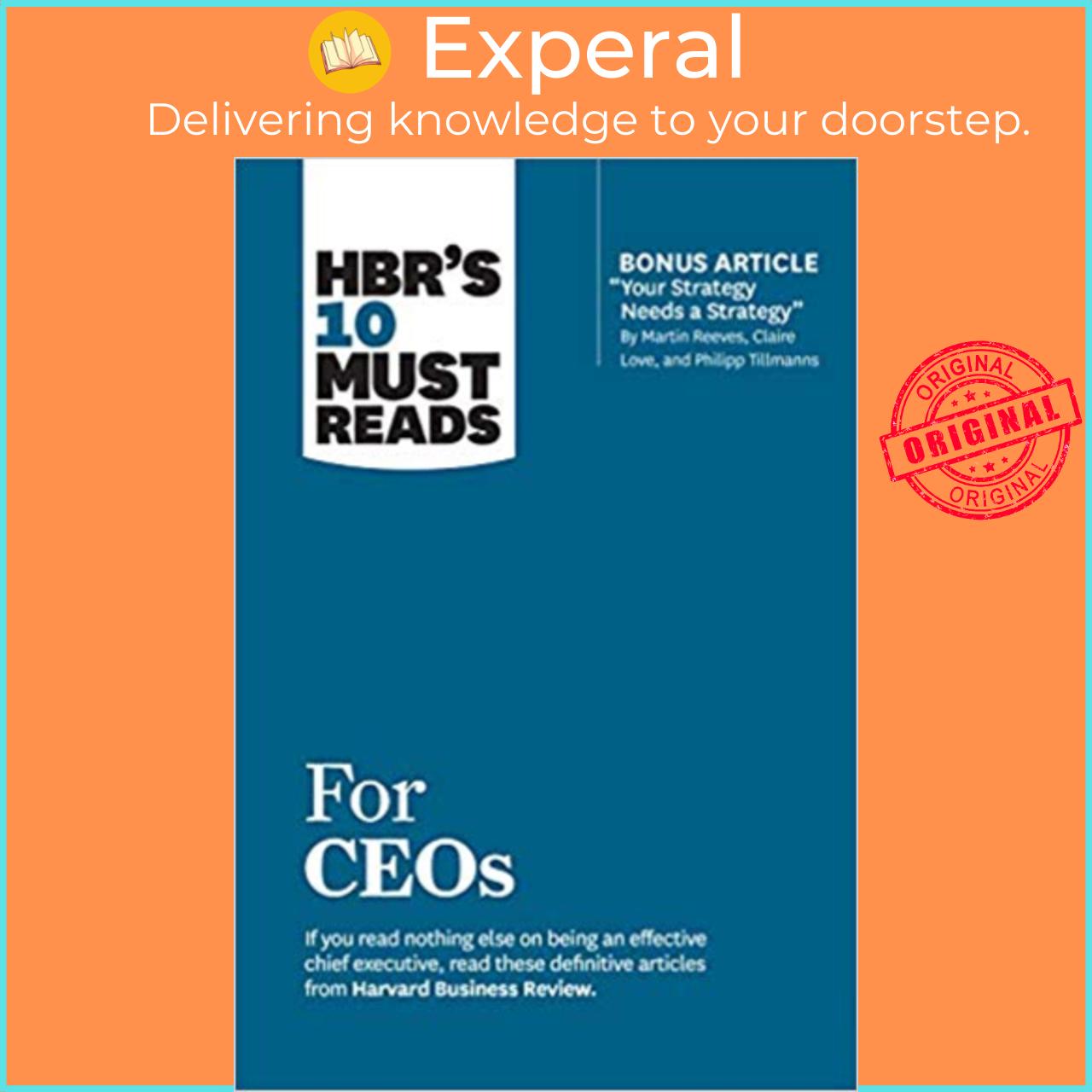 Sách - HBR's 10 Must Reads for CEOs by Harvard Business Review