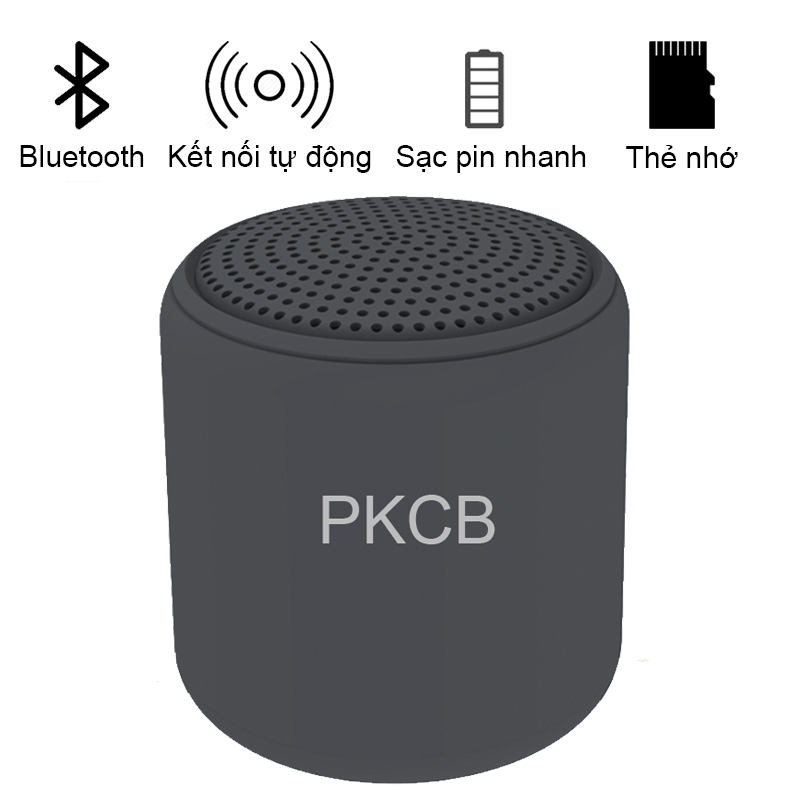 Loa Bluetooth Mini Không Dây Thể Thao Bass Chuẩn Siêu Nhỏ Gọn - Hàng Chính Hãng PKCB