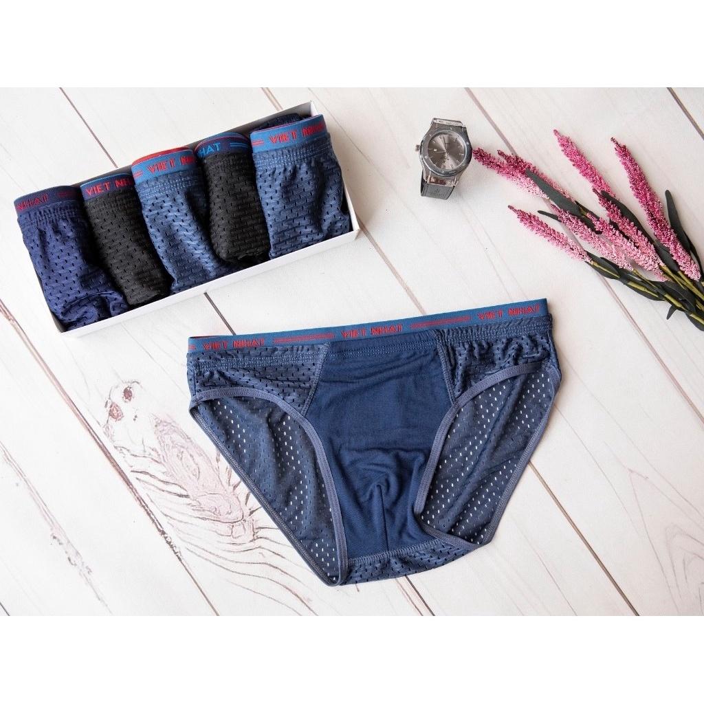 Combo sịp lưới tam giác nam, sịp chéo thông hơi vải cotton cao cấp, lưới lỗ to, sịp nam tam giác