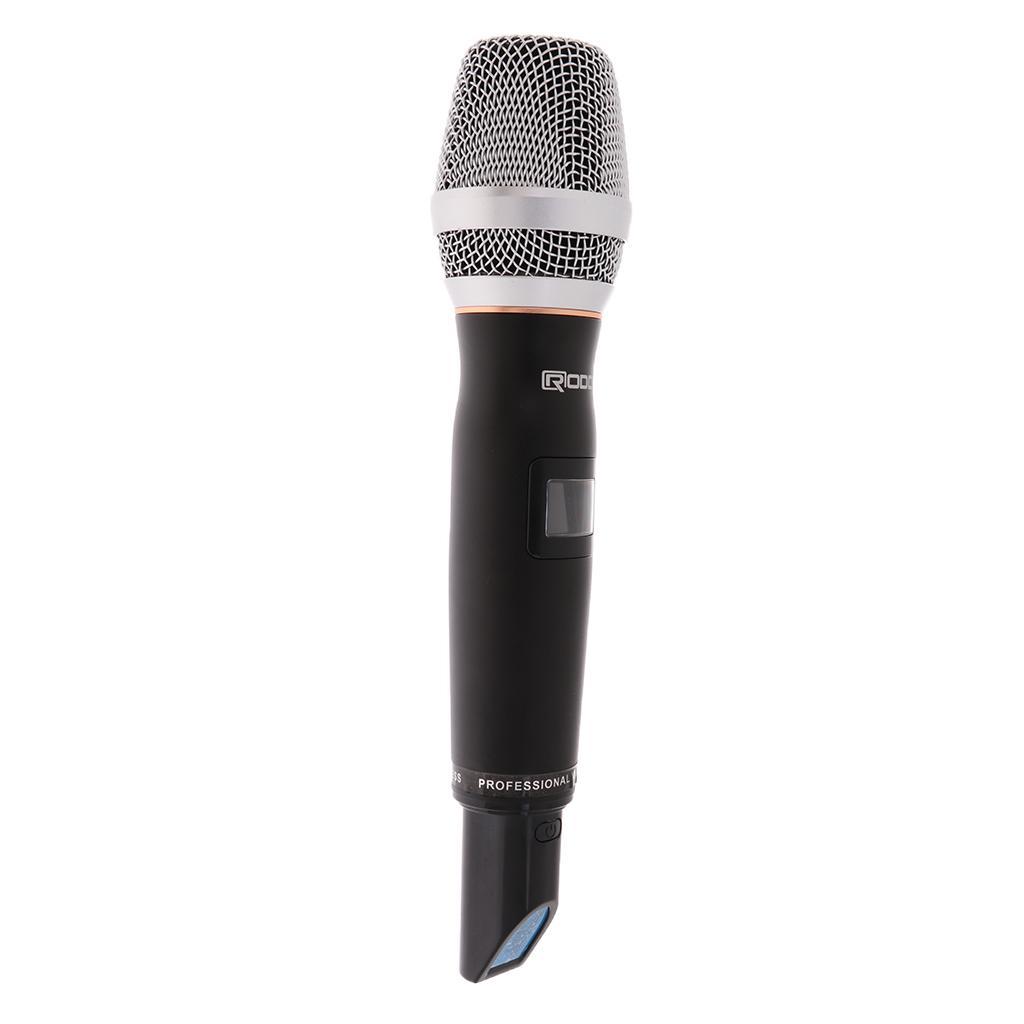 1 Set Handheld UHF Wireless Microphone Mic for Family Karaoke Meeting Party Accessory
