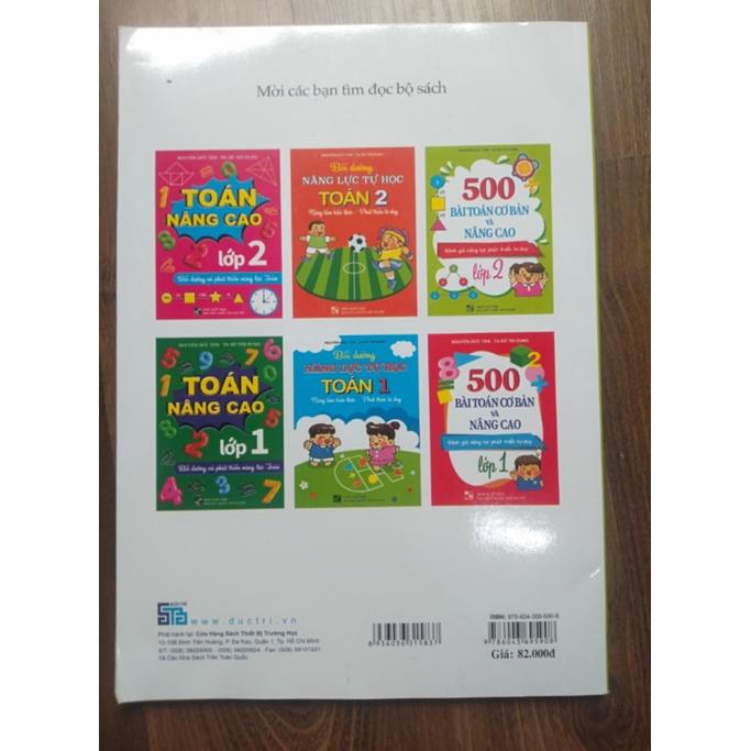 Sách - 500 bài toán cơ bản và nâng cao đánh giá năng lực phát triển tư duy lớp 2