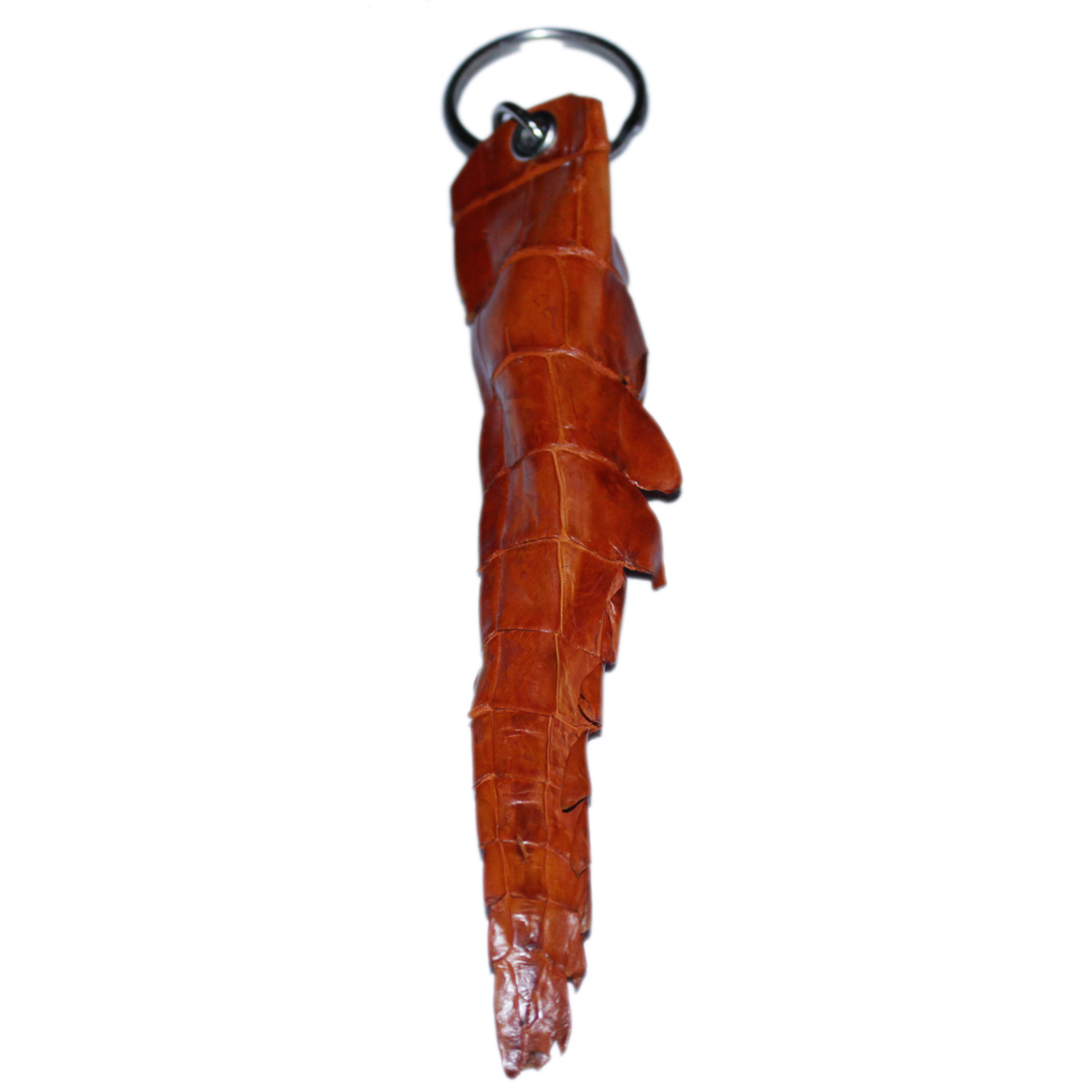 Móc khóa Huy Hoàng da cá sấu gai đuôi màu đen, nâu đỏ, vàng bò, nâu đất HT8214-15-16-17