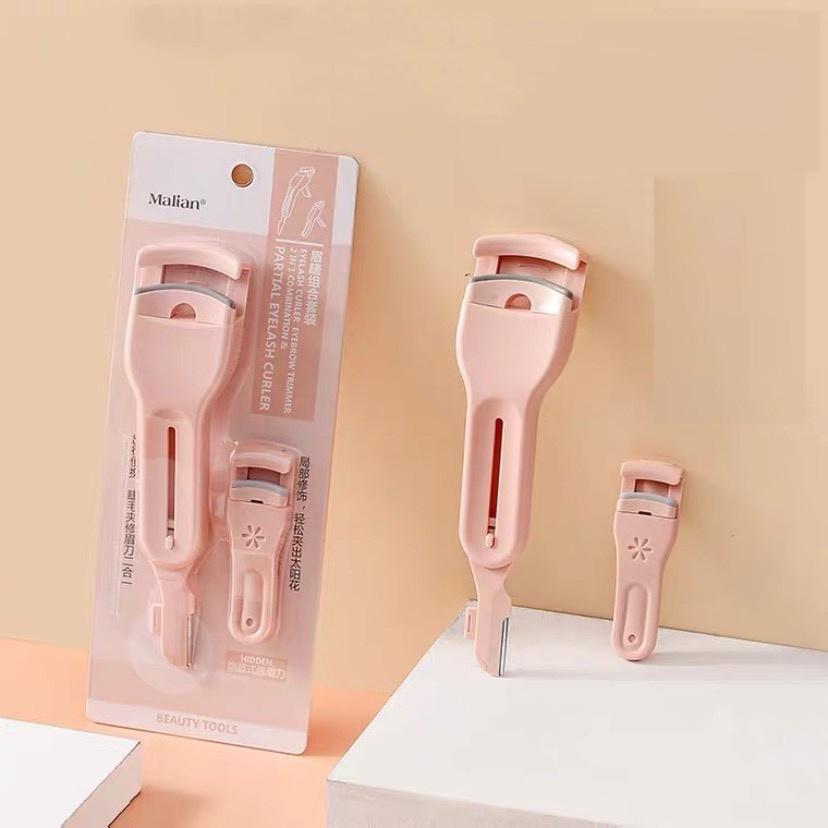 Combo 2 kẹp bấm mi siêu cong Cao cấp 3 trong 2 Malian- Kinakino Phụ kiện làm đẹp