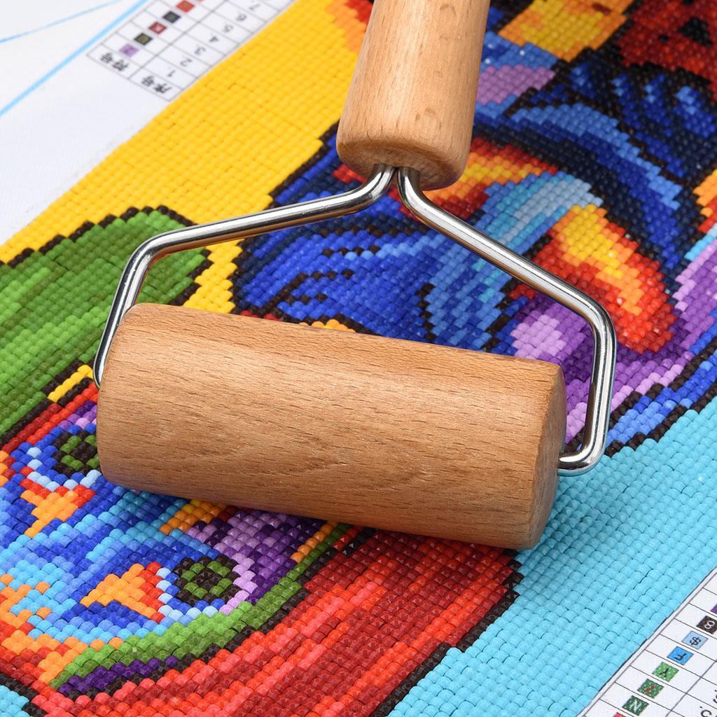Wooden Roller for DIY 5D  Tool by Number Kits for Kids Adult